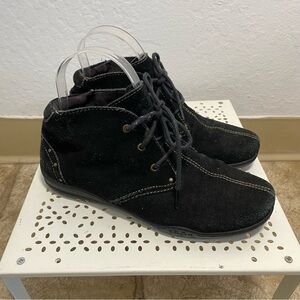 Taos Women’s 6.5 Stellar Suede Leather Lace up Booties Shoes Outdoor